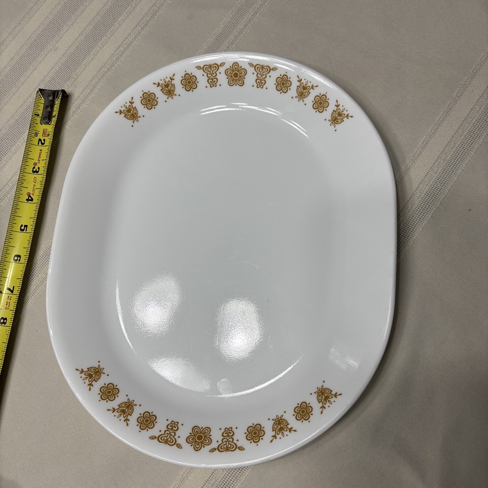 Corelle by corning Butterfly Gold 12" x 10" Serving Platter